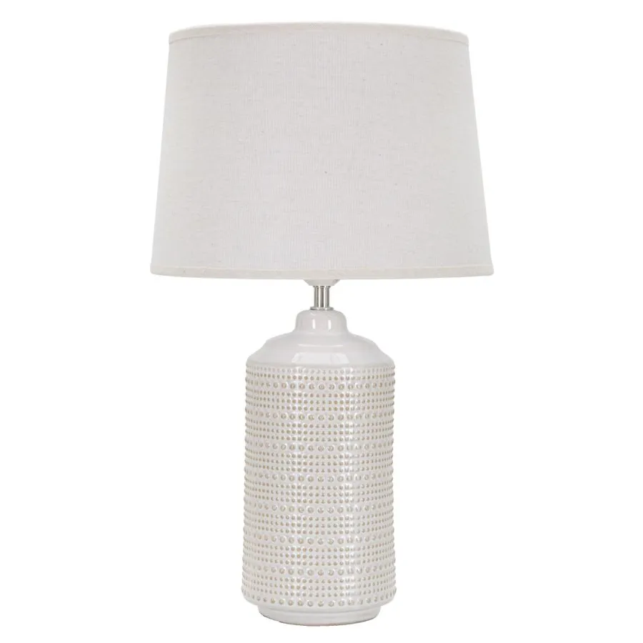 LAMPA STOŁOWA POINT Z CERAMIKI Ø 28X47 cm